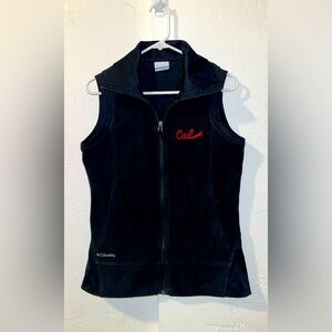 Columbia Fleece Vest with California University decal